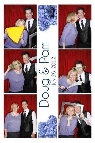 My buddy Jeremy and his wife Heather in a photo booth.